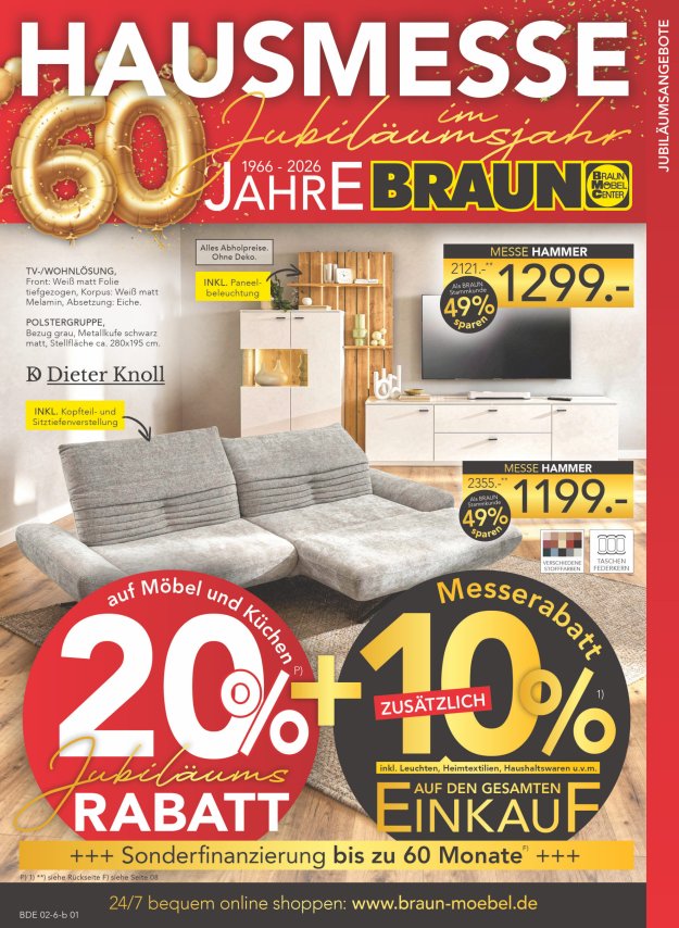 60 Jahre Braun Möbel Center Hausmesse