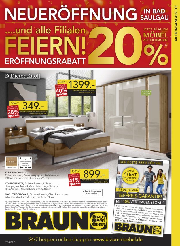 Neueröffnung Online-Spezial