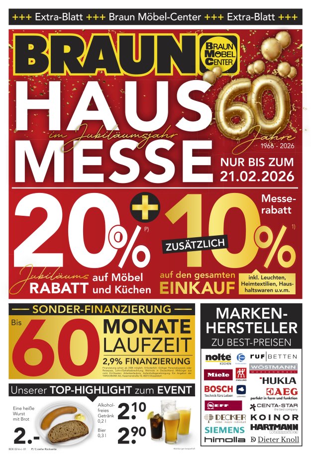 Extra Blatt Hausmesse