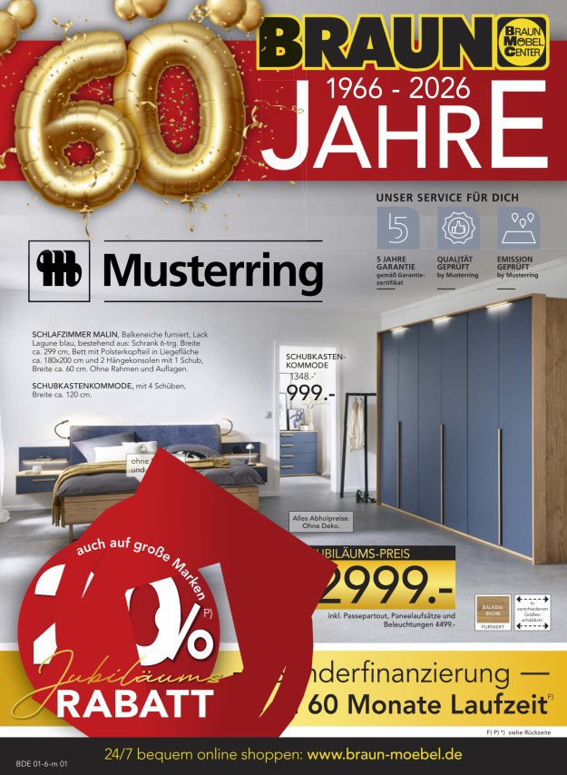 Musterring 60 Jahre  Braun Möbel Center