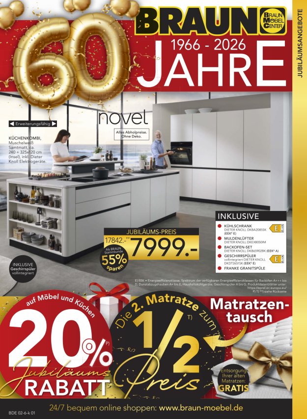 Küchen 60 Jahre Braun Möbel Center