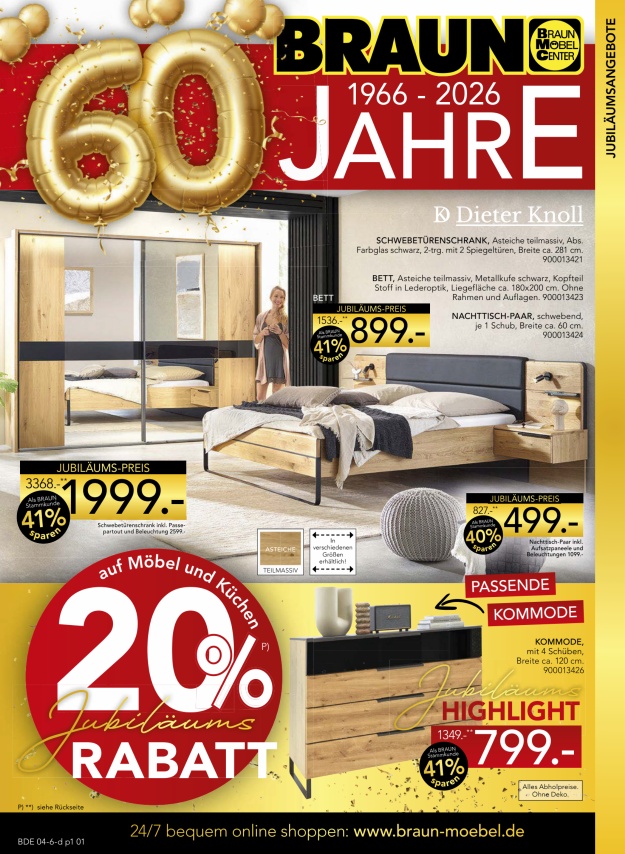 60 Jahre Braun Möbel Center