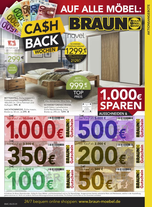 Cash Back Wochen